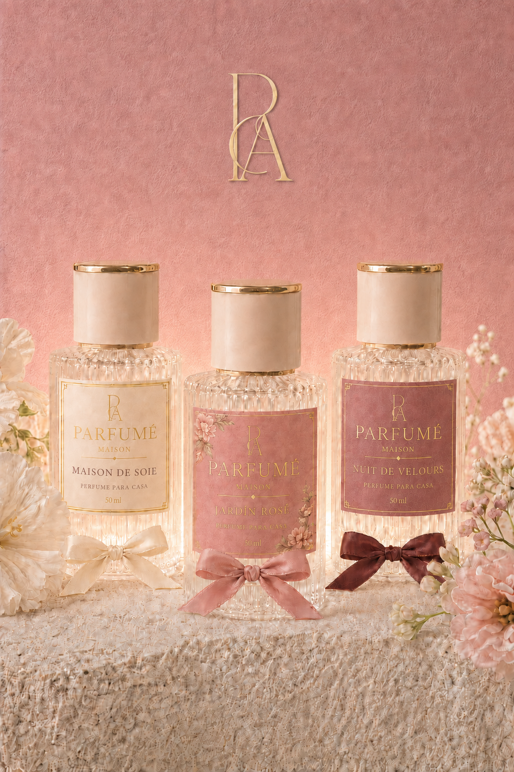 Coleção de essências femininas Parfumé Maison